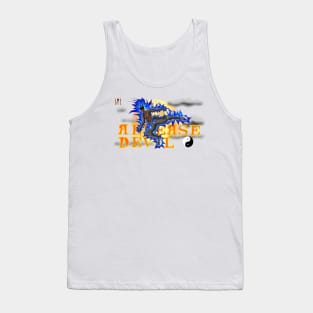 Dre and Red Moon Tank Top